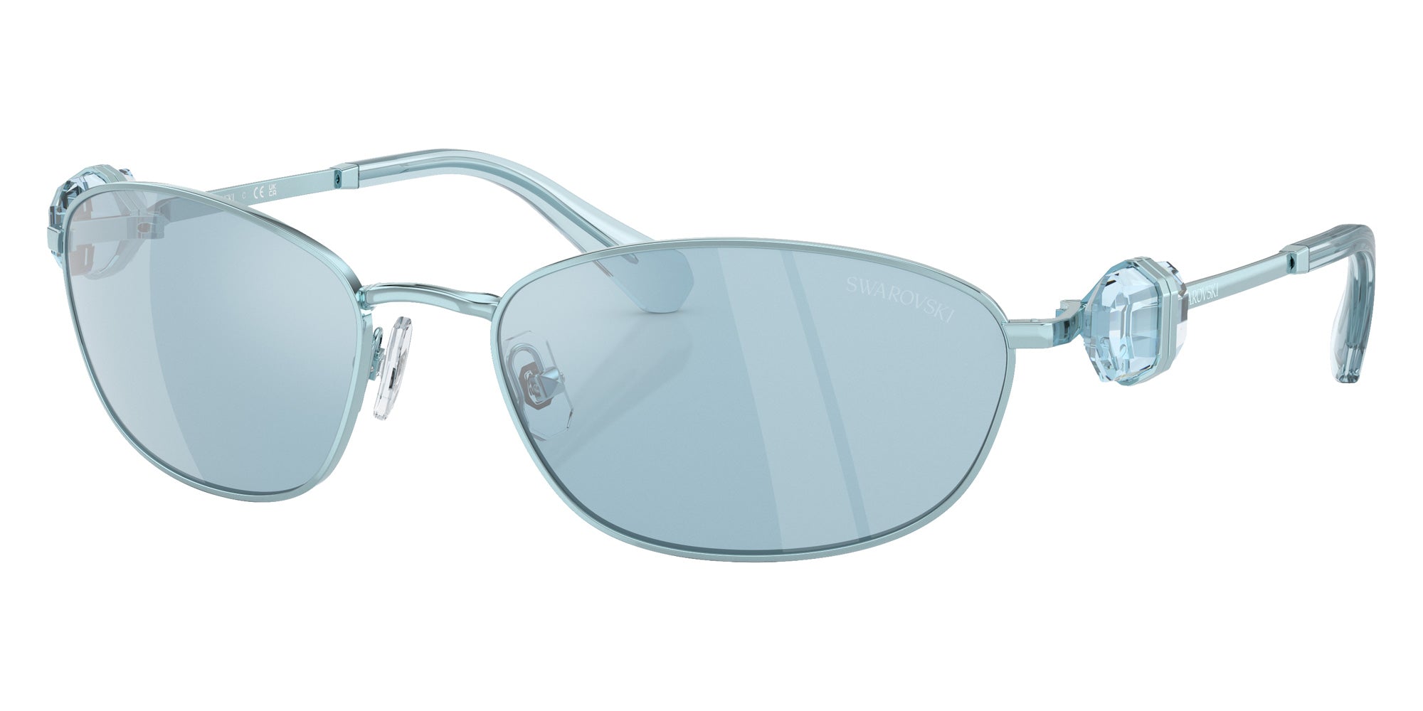 Swarovski SK7010 40081N 59 - Light Blue / Light Blue Mirrored Silver #id:sk701040081n_s:108105