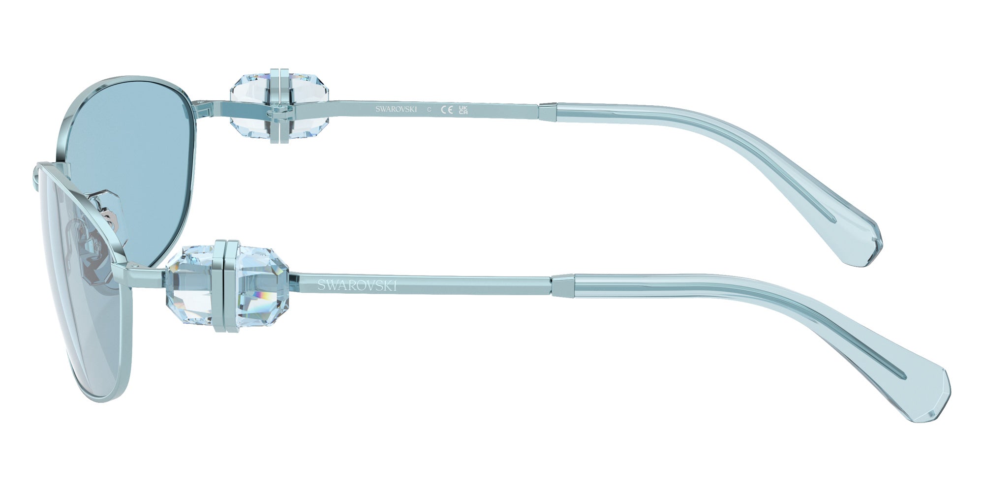 Swarovski SK7010 40081N 59 - Light Blue / Light Blue Mirrored Silver #id:sk701040081n_s:108110