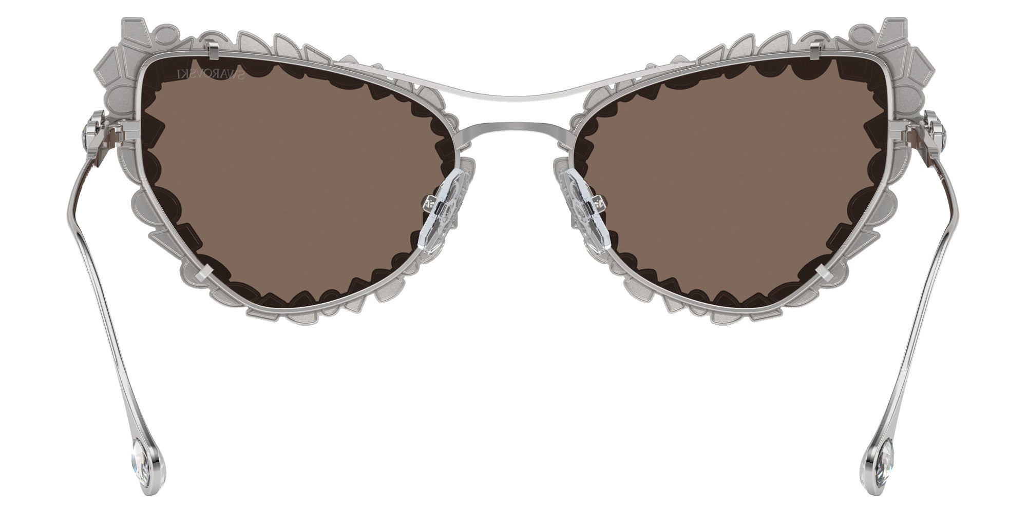 Swarovski SK7011 4001AP 56 - Silver / Clear Mirrored Real Platinum #id:sk70114001ap_s:102115