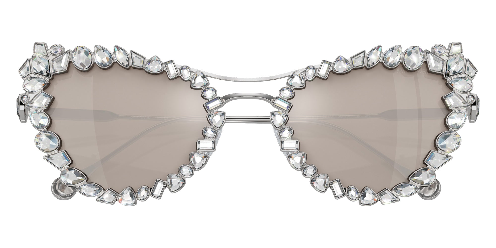 Swarovski SK7011 4001AP 56 - Silver / Clear Mirrored Real Platinum #id:sk70114001ap_s:102120
