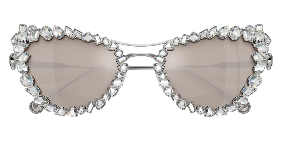 Swarovski SK7011 4001AP 56 - Silver / Clear Mirrored Real Platinum #id:sk70114001ap_s:102120