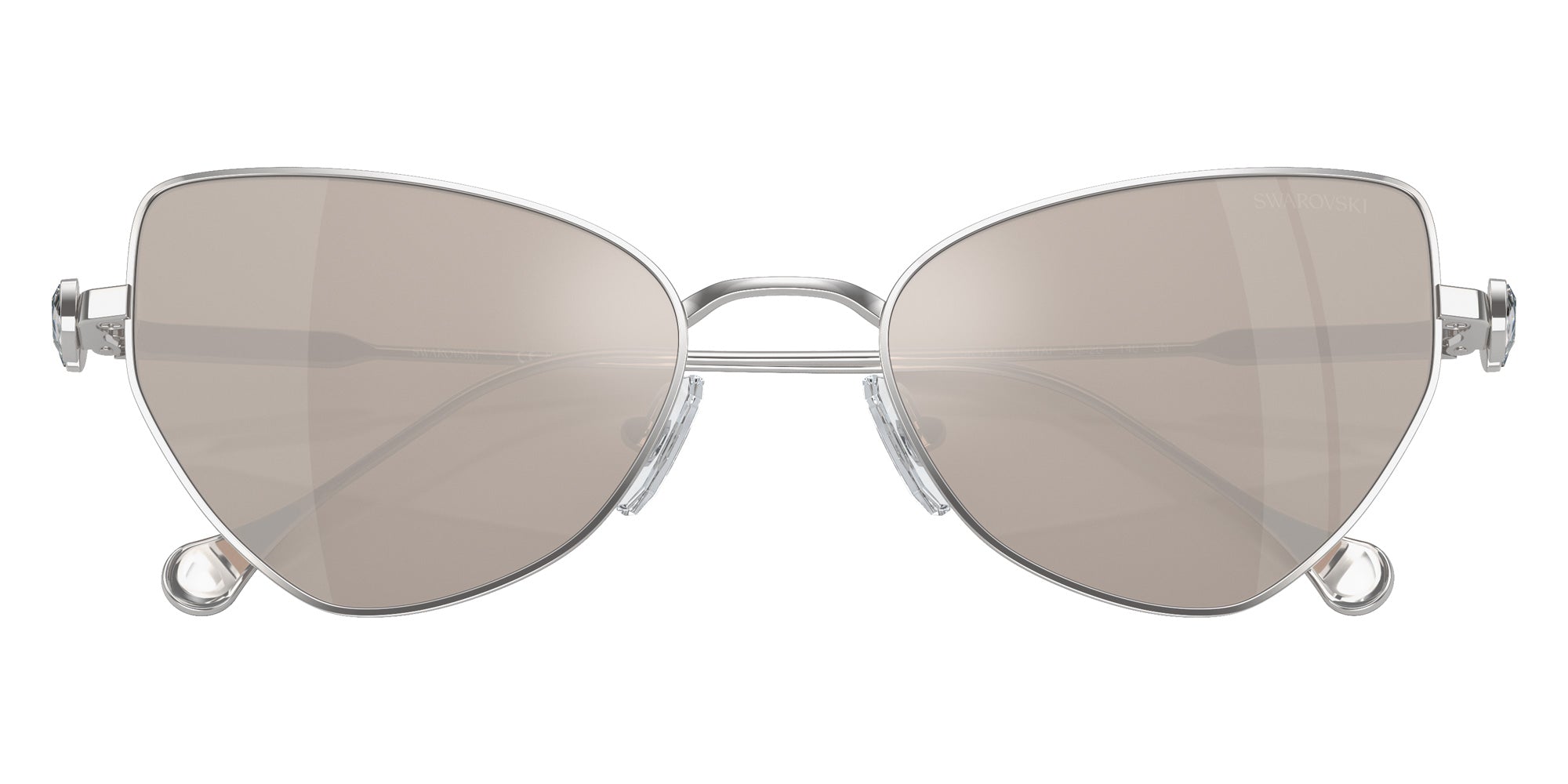 Swarovski SK7011 4001AP 56 - Silver / Clear Mirrored Real Platinum #id:sk70114001ap_s:102125