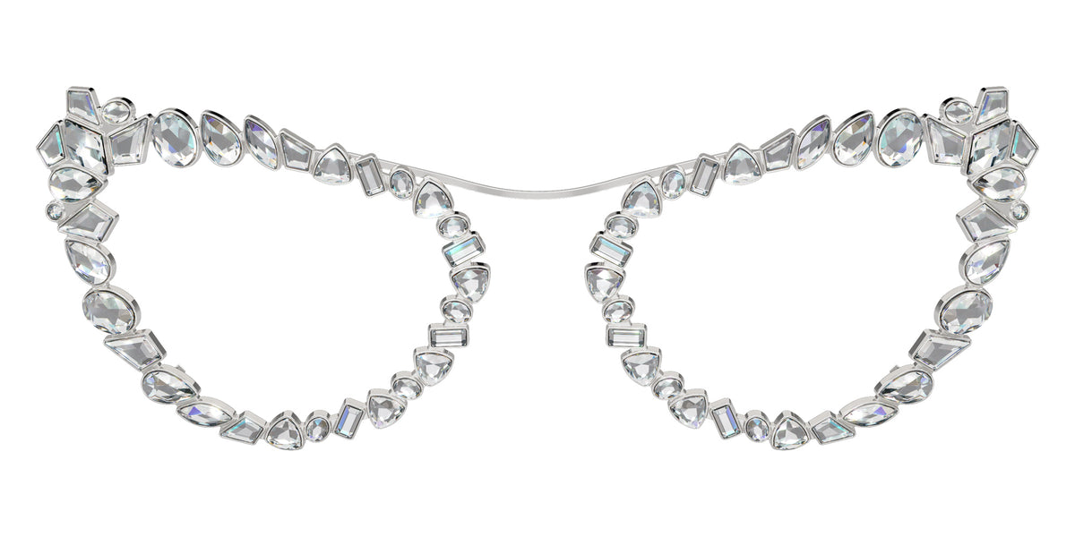 Swarovski SK7011 4001SB 56 - Silver / Blue-Violet Light Filter Mirrored #id:sk70114001sb_s:100100