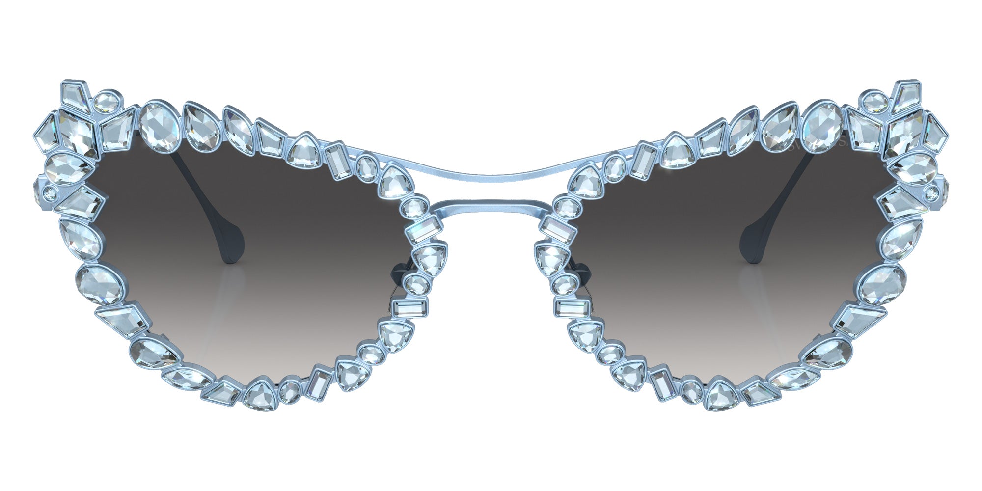 Swarovski SK7011 40198G 56 - Matte Light Blue / Gray Gradient #id:sk701140198g_s:104100