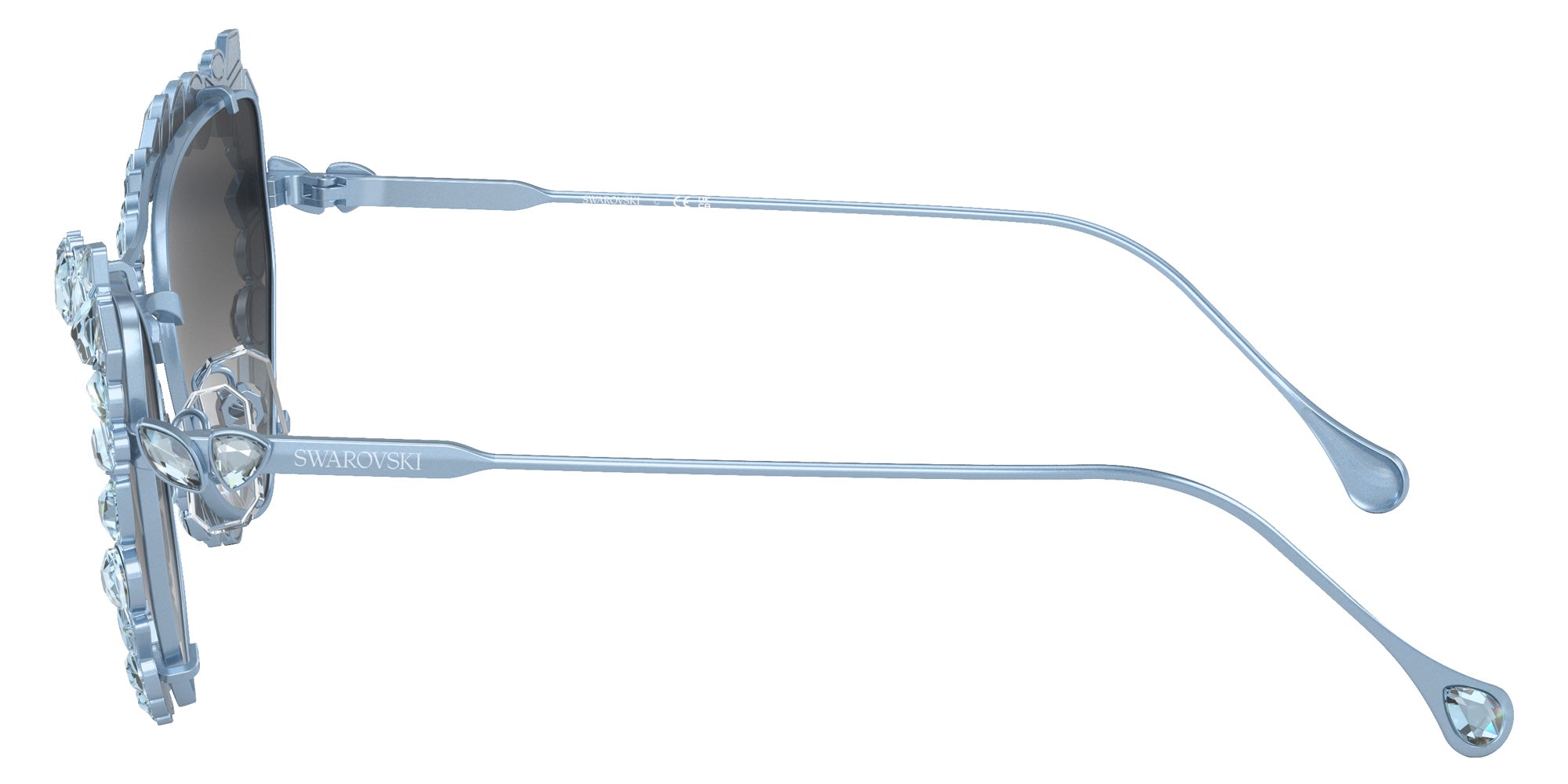 Swarovski SK7011 40198G 56 - Matte Light Blue / Gray Gradient #id:sk701140198g_s:104110
