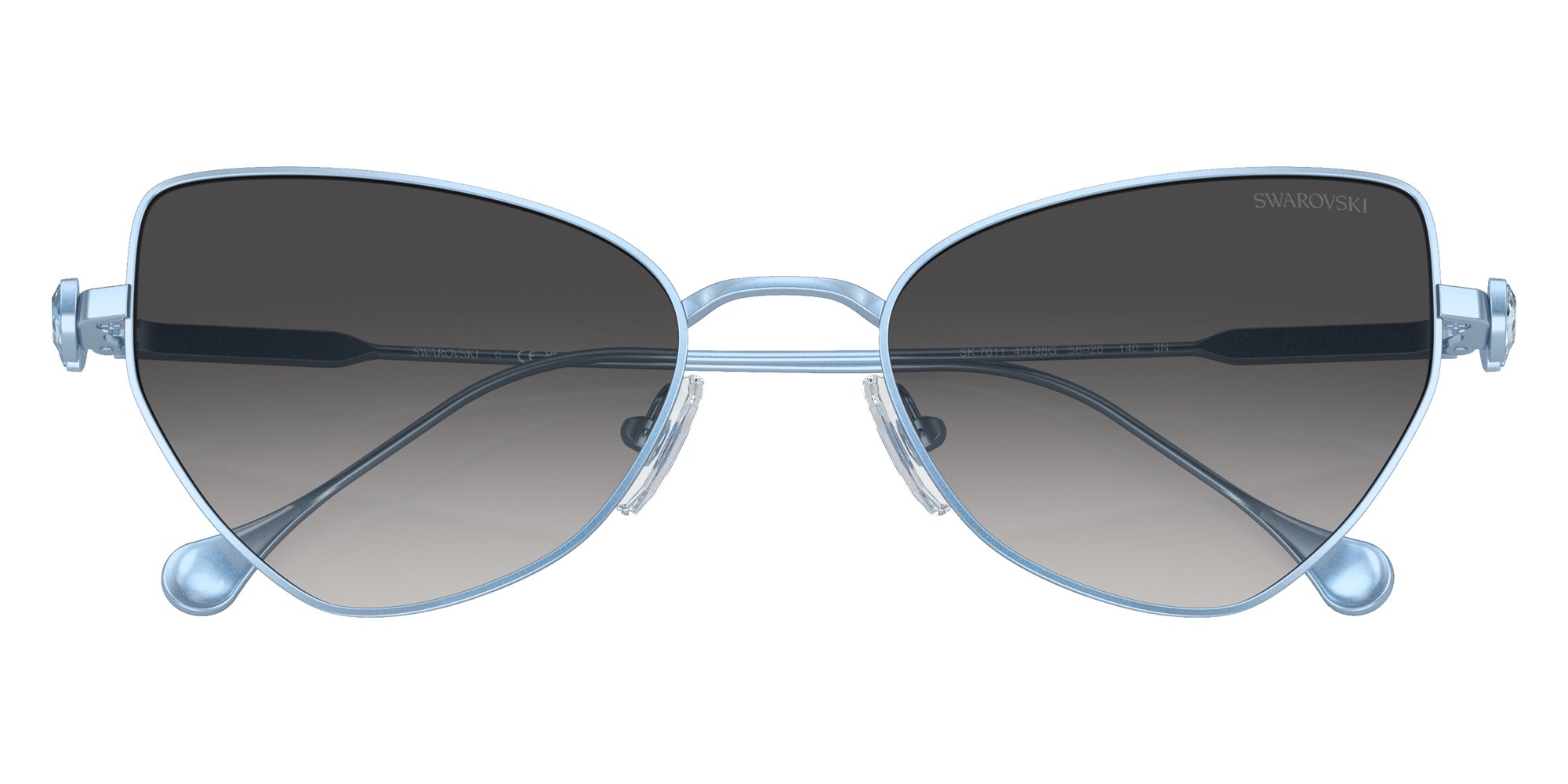 Swarovski SK7011 40198G 56 - Matte Light Blue / Gray Gradient #id:sk701140198g_s:104125