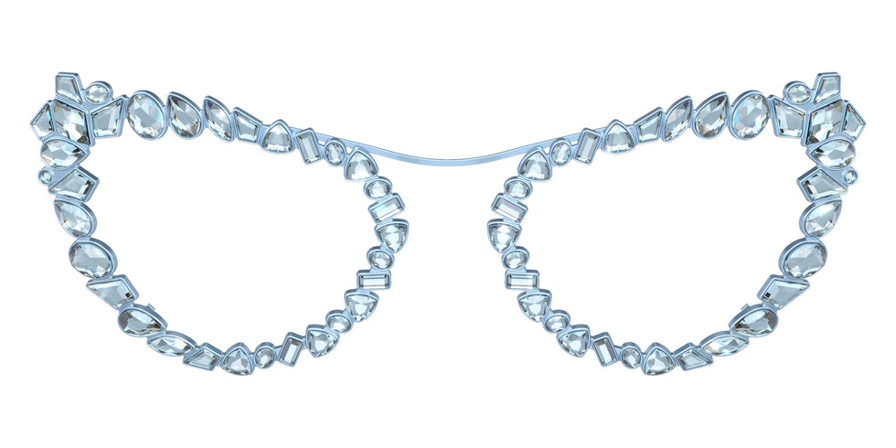 Swarovski SK7011 40198G 56 - Matte Light Blue / Gray Gradient #id:sk701140198g_s:104130