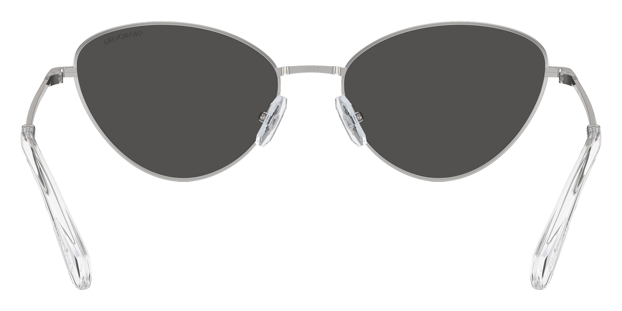 Swarovski SK7014 400187 58 - Silver / Dark Gray #id:sk7014400187_s:102115