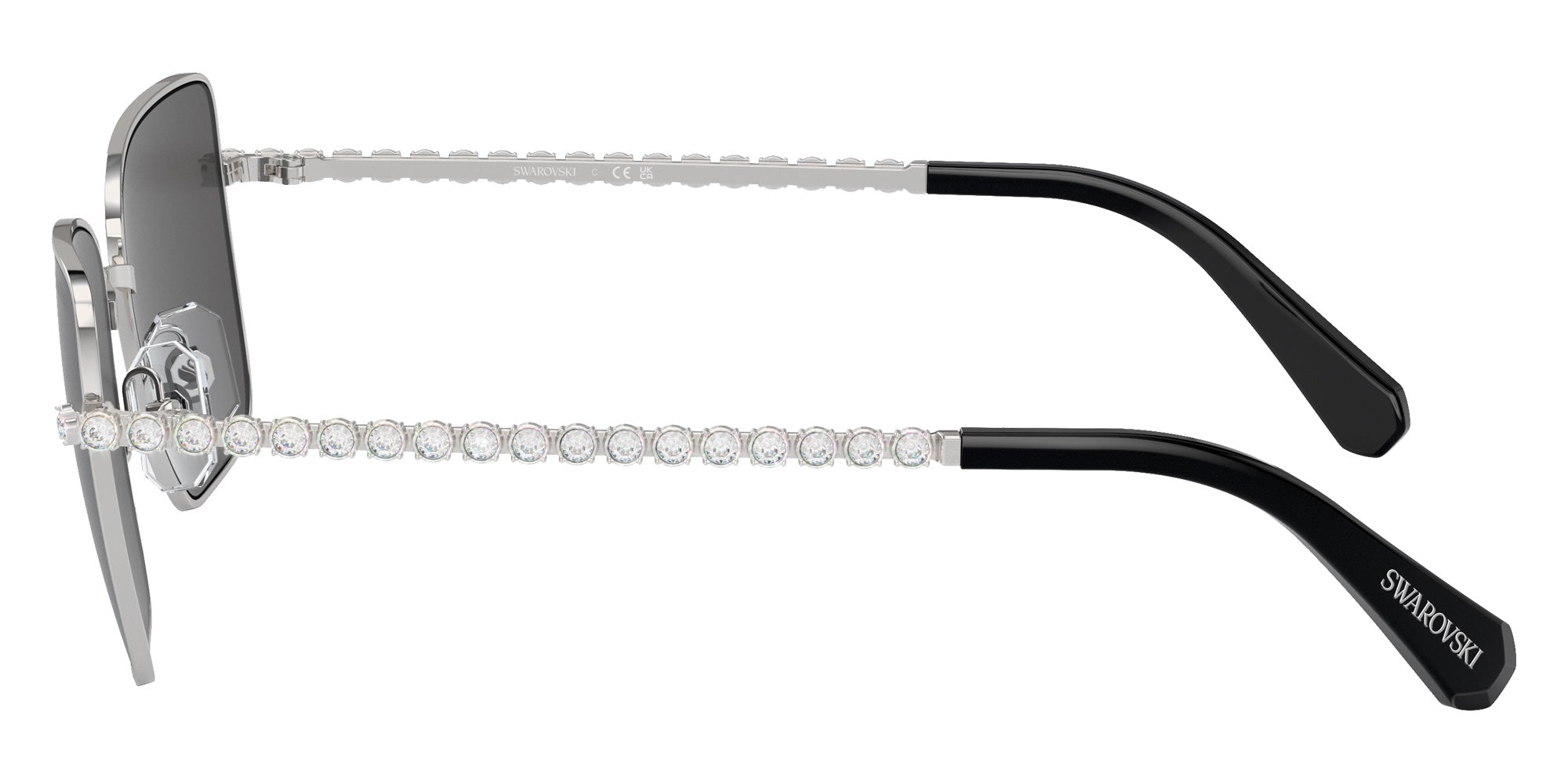 Swarovski SK7015 400187 53 - Silver / Dark Gray #id:sk7015400187_s:100110