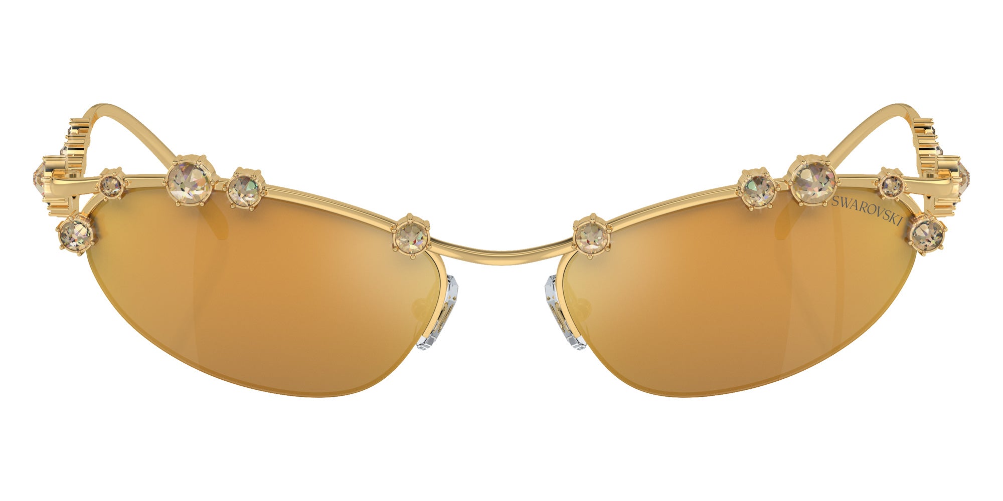 Swarovski SK7016 40047P 56 - Gold / Brown Mirrored Gold #id:sk701640047p_s:100100