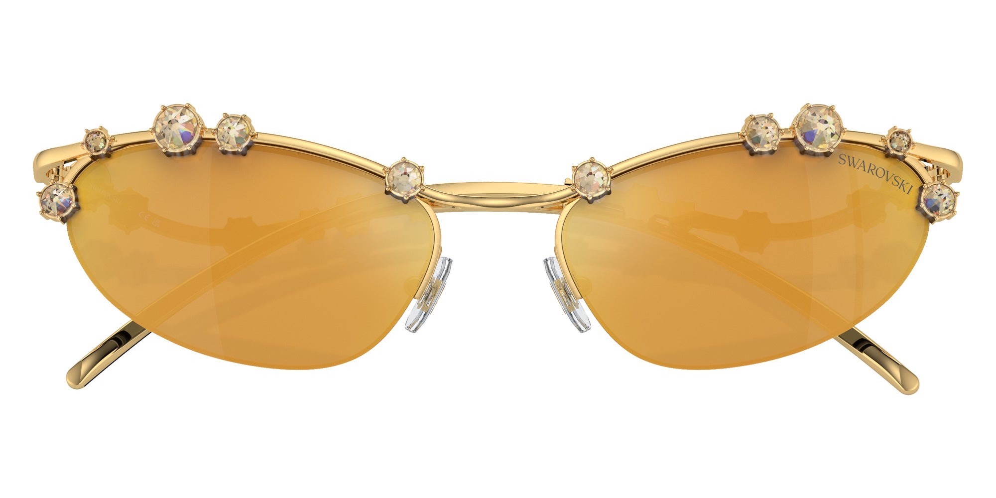 Swarovski SK7016 40047P 56 - Gold / Brown Mirrored Gold #id:sk701640047p_s:100120