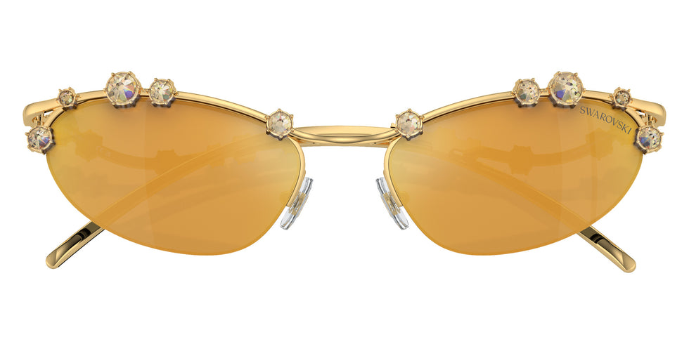 Swarovski SK7016 40047P 56 - Gold / Brown Mirrored Gold #id:sk701640047p_s:100120