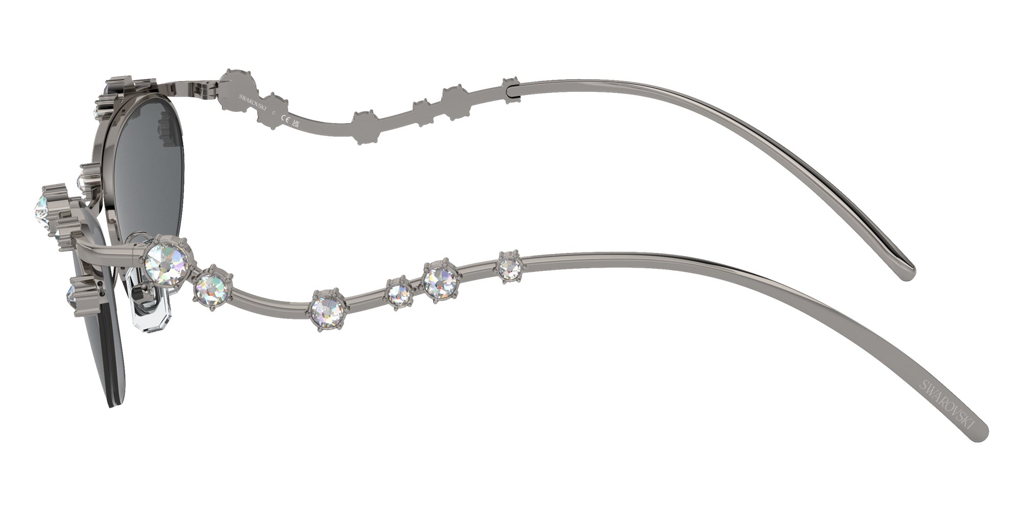 Swarovski SK7016 400987 56 - Gunmetal / Dark Gray #id:sk7016400987_s:104110