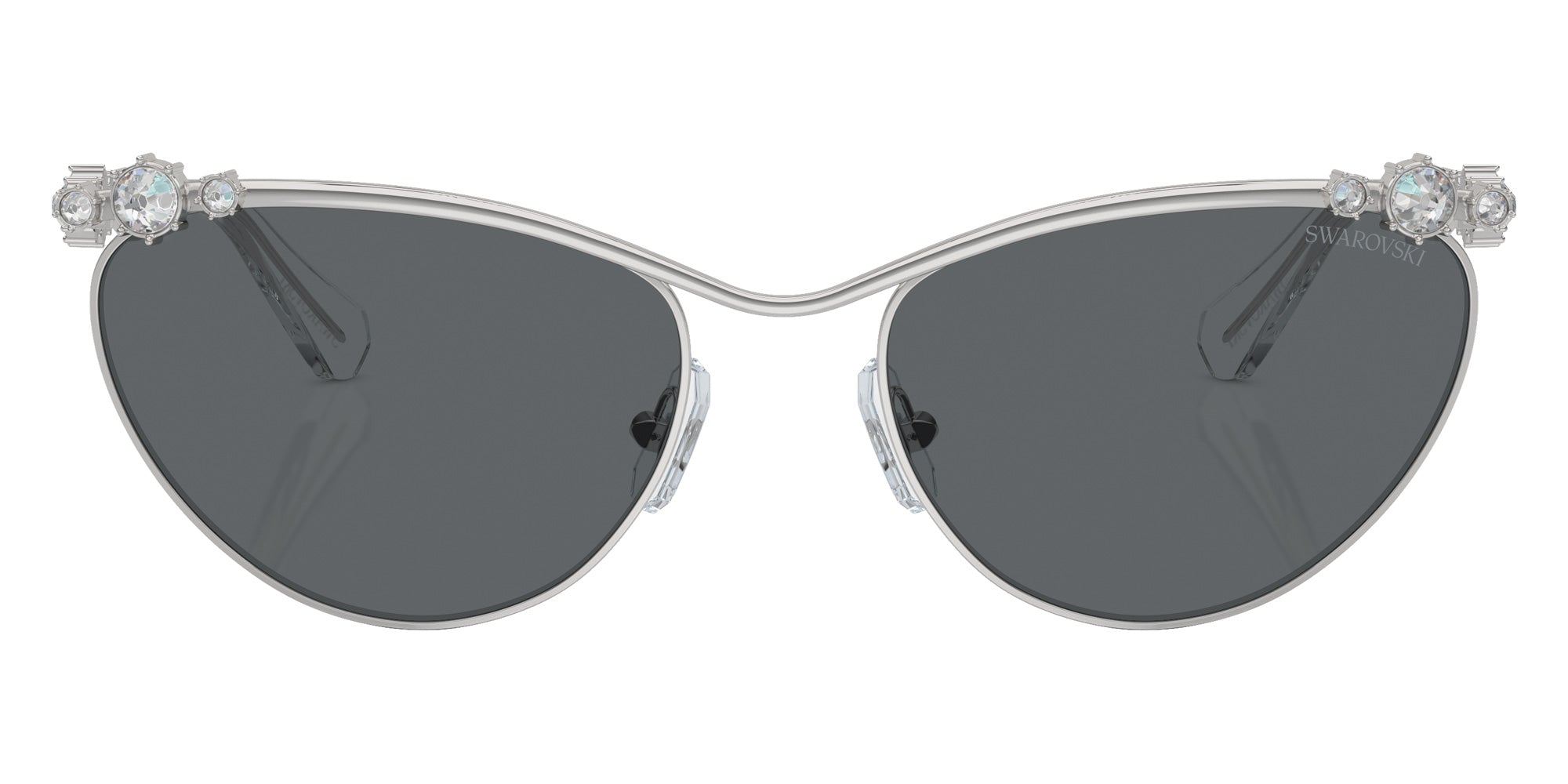 Swarovski SK7017 400187 58 - Silver / Dark Gray #id:sk7017400187_s:100100