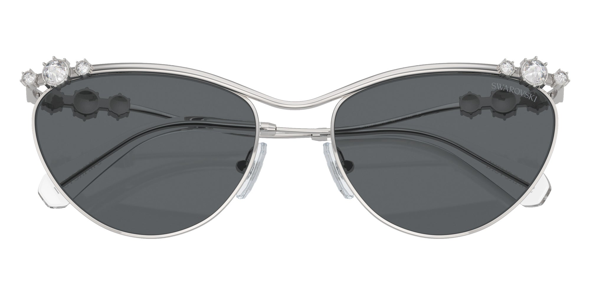 Swarovski SK7017 400187 58 - Silver / Dark Gray #id:sk7017400187_s:100120