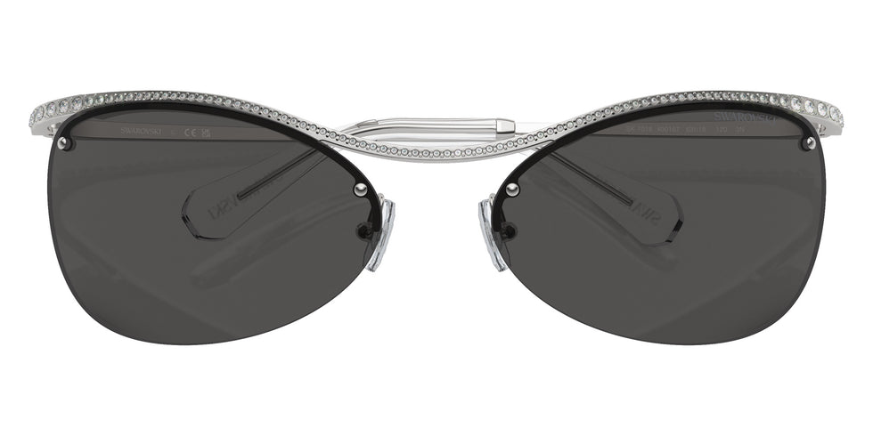 Swarovski SK7018 400187 63 - Silver / Dark Gray #id:sk7018400187_s:100120