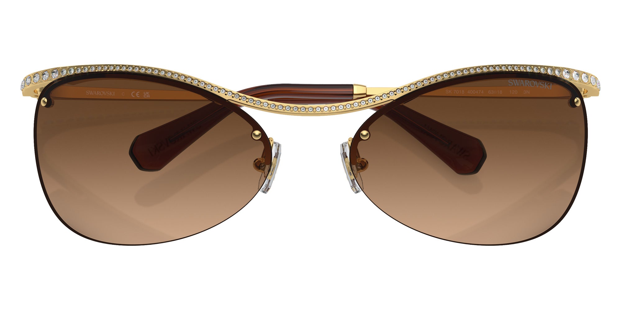 Swarovski SK7018 400474 63 - Gold / Gradient Brown #id:sk7018400474_s:104120