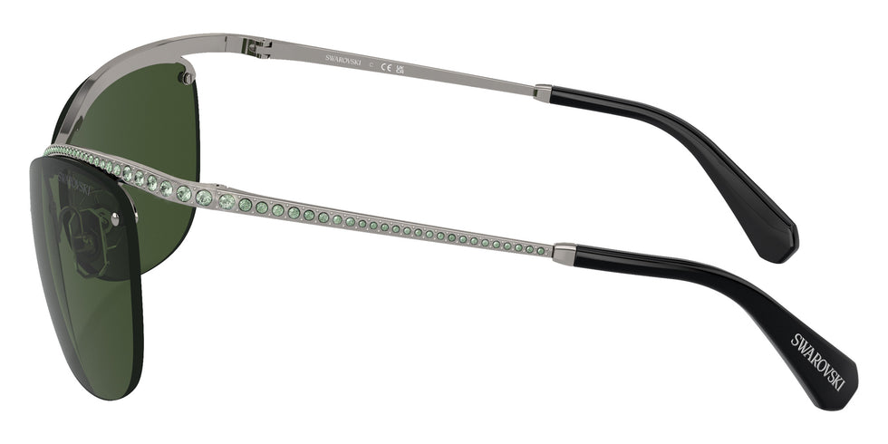 Swarovski SK7018 400971 63 - Gunmetal / Dark Green #id:sk7018400971_s:106110
