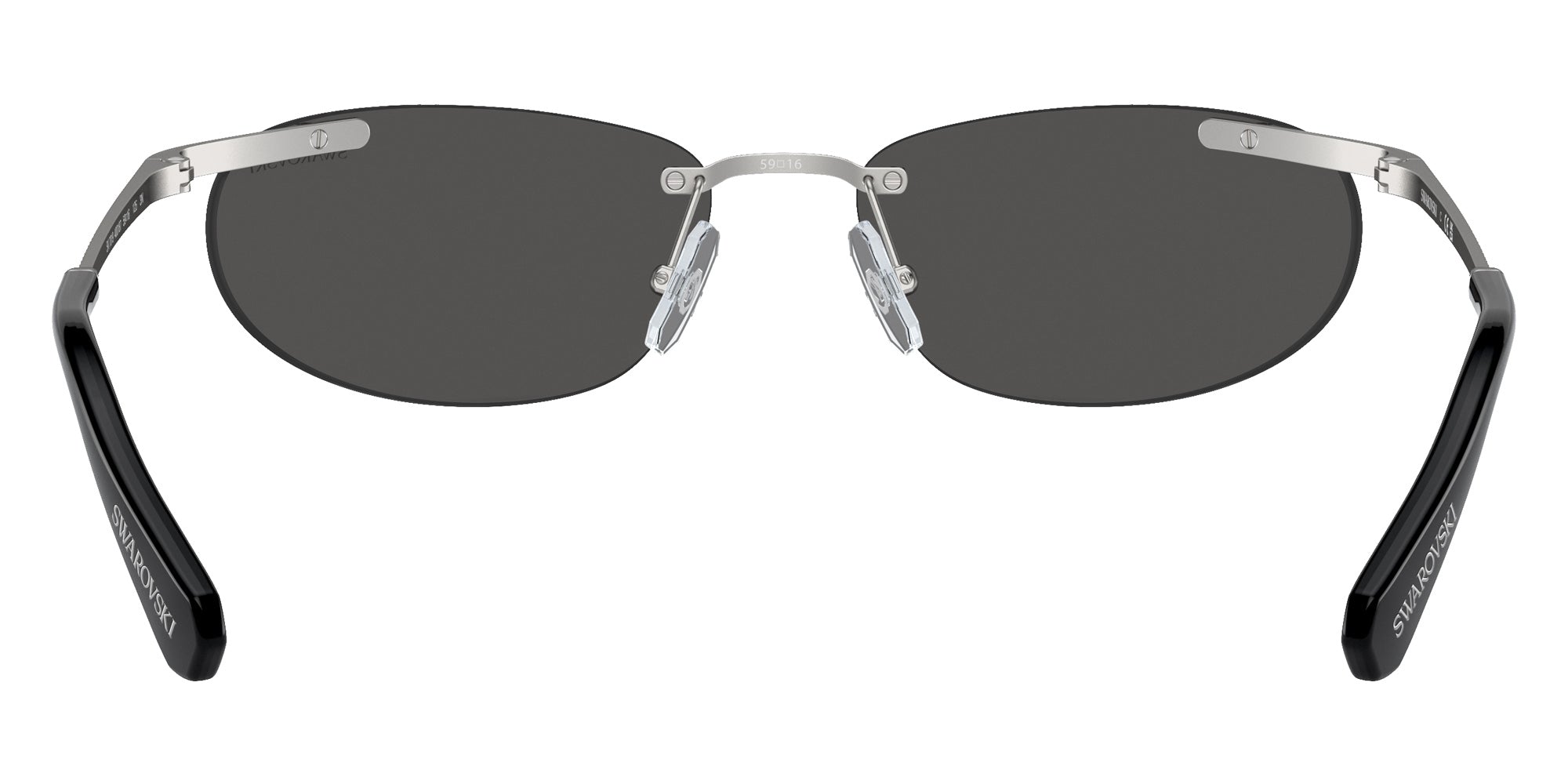 Swarovski SK7019 400187 59 - Matte Silver / Dark Gray #id:sk7019400187_s:100115