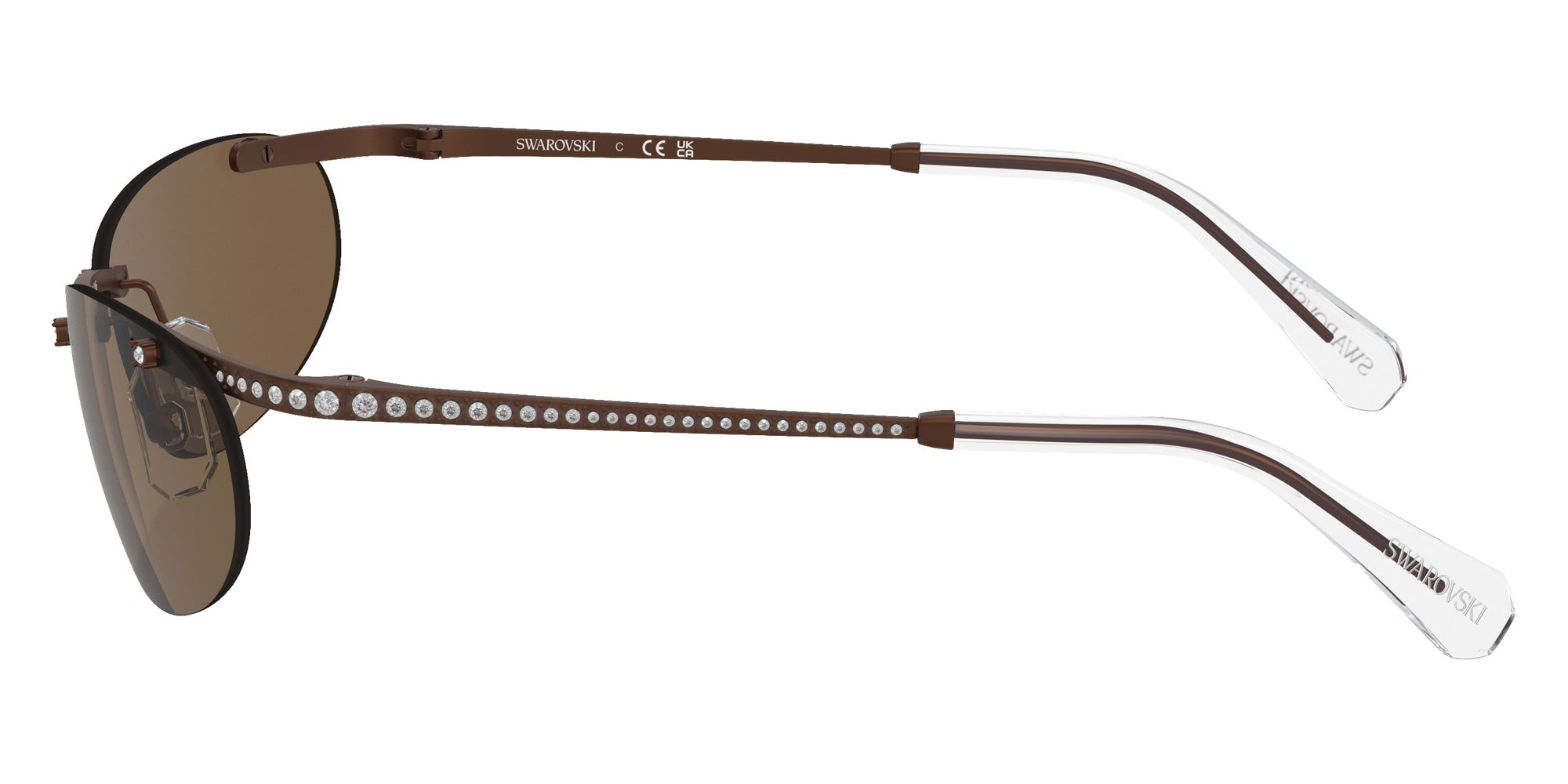 Swarovski SK7019 400273 59 - Matte Brown / Dark Brown #id:sk7019400273_s:102110