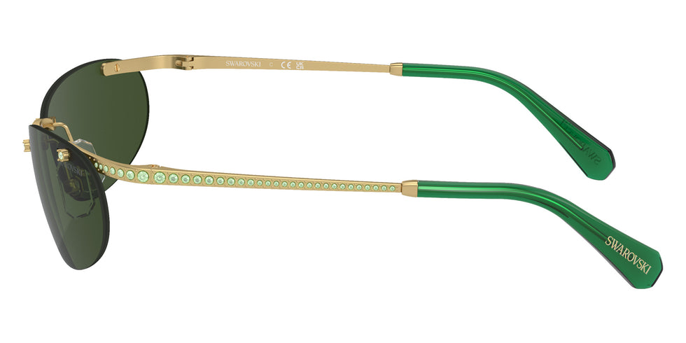 Swarovski SK7019 402471 59 - Matte Gold / Green #id:sk7019402471_s:104110