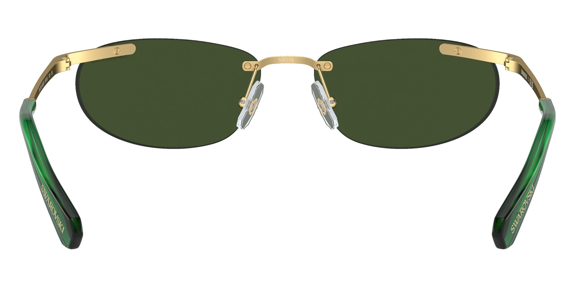 Swarovski SK7019 402471 59 - Matte Gold / Green #id:sk7019402471_s:104115