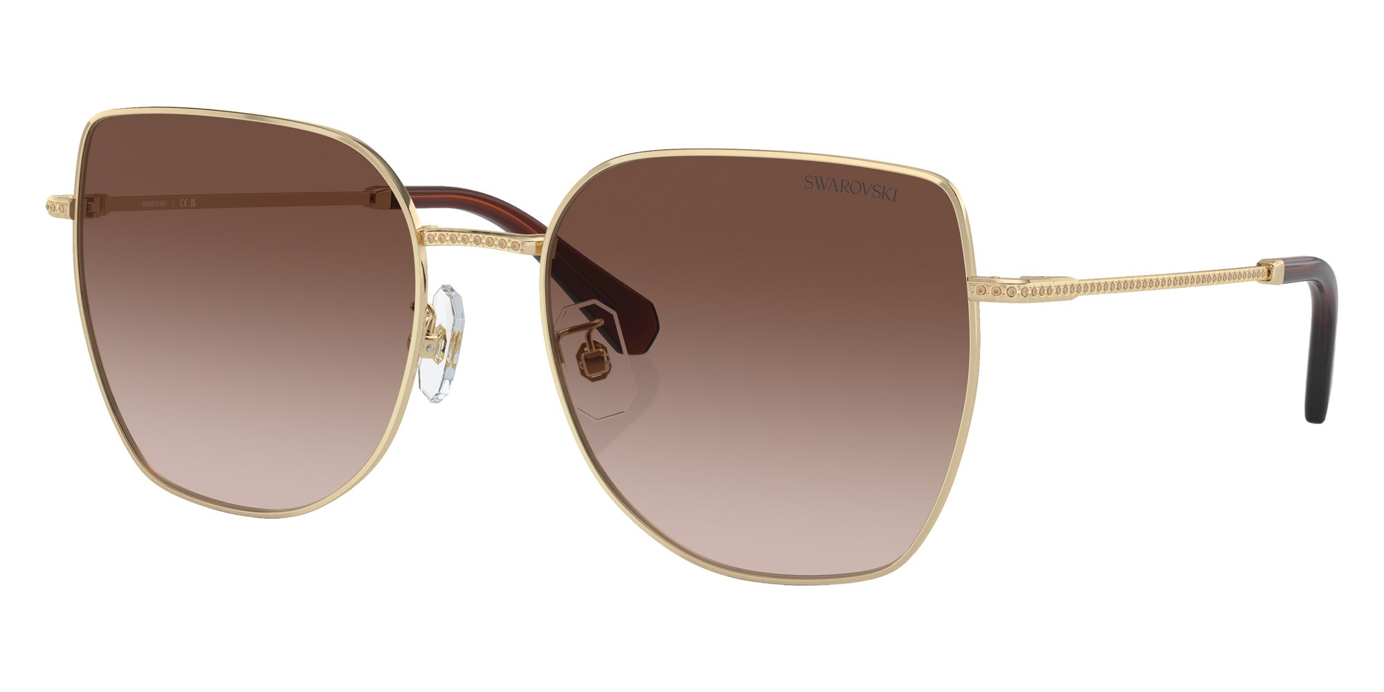 Swarovski SK7021D 400213 59 - Pale Gold / Gradient Brown #id:sk7021d400213_s:100105