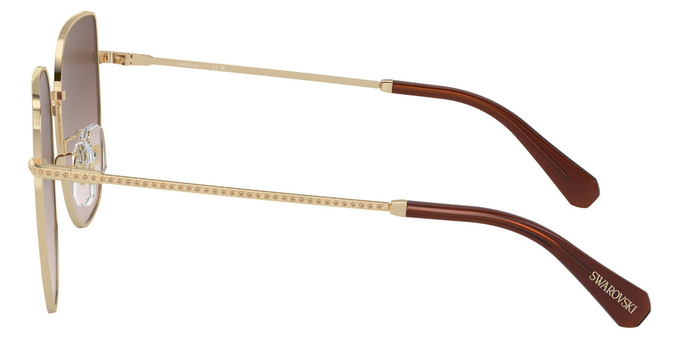 Swarovski SK7021D 400213 59 - Pale Gold / Gradient Brown #id:sk7021d400213_s:100110
