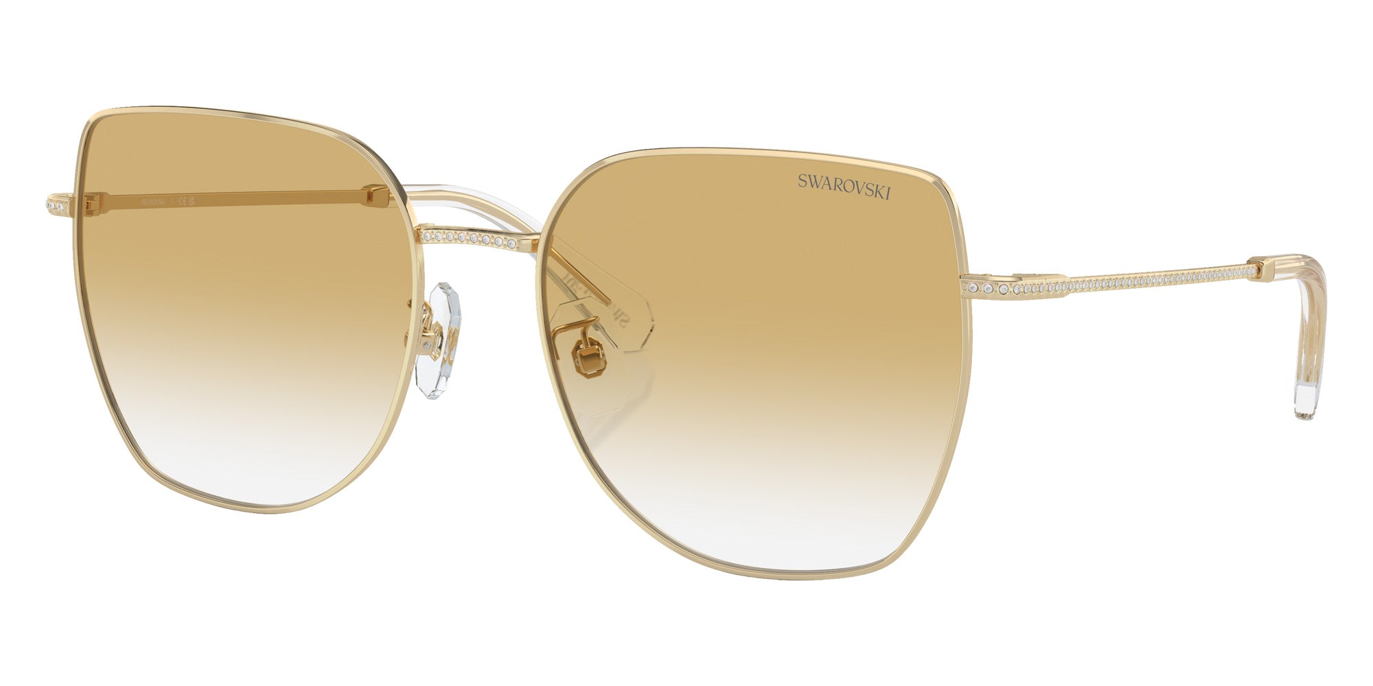 Swarovski SK7021D 40132Q 59 - Pale Gold / Clear Gradient Yellow #id:sk7021d40132q_s:102105