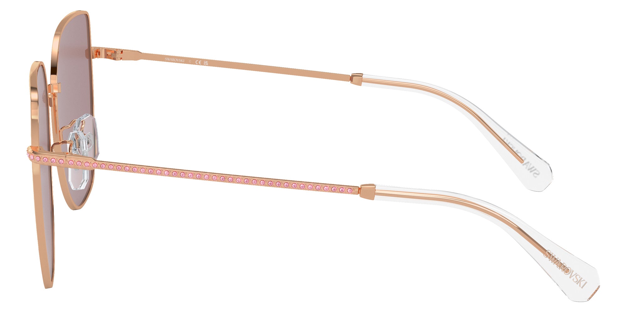 Swarovski SK7021D 40147N 59 - Rose Gold / Light Purple Brown #id:sk7021d40147n_s:104110