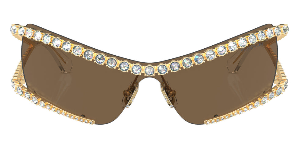 Swarovski SK7022 400473 133 - Gold / Dark Brown #id:sk7022400473_s:102100