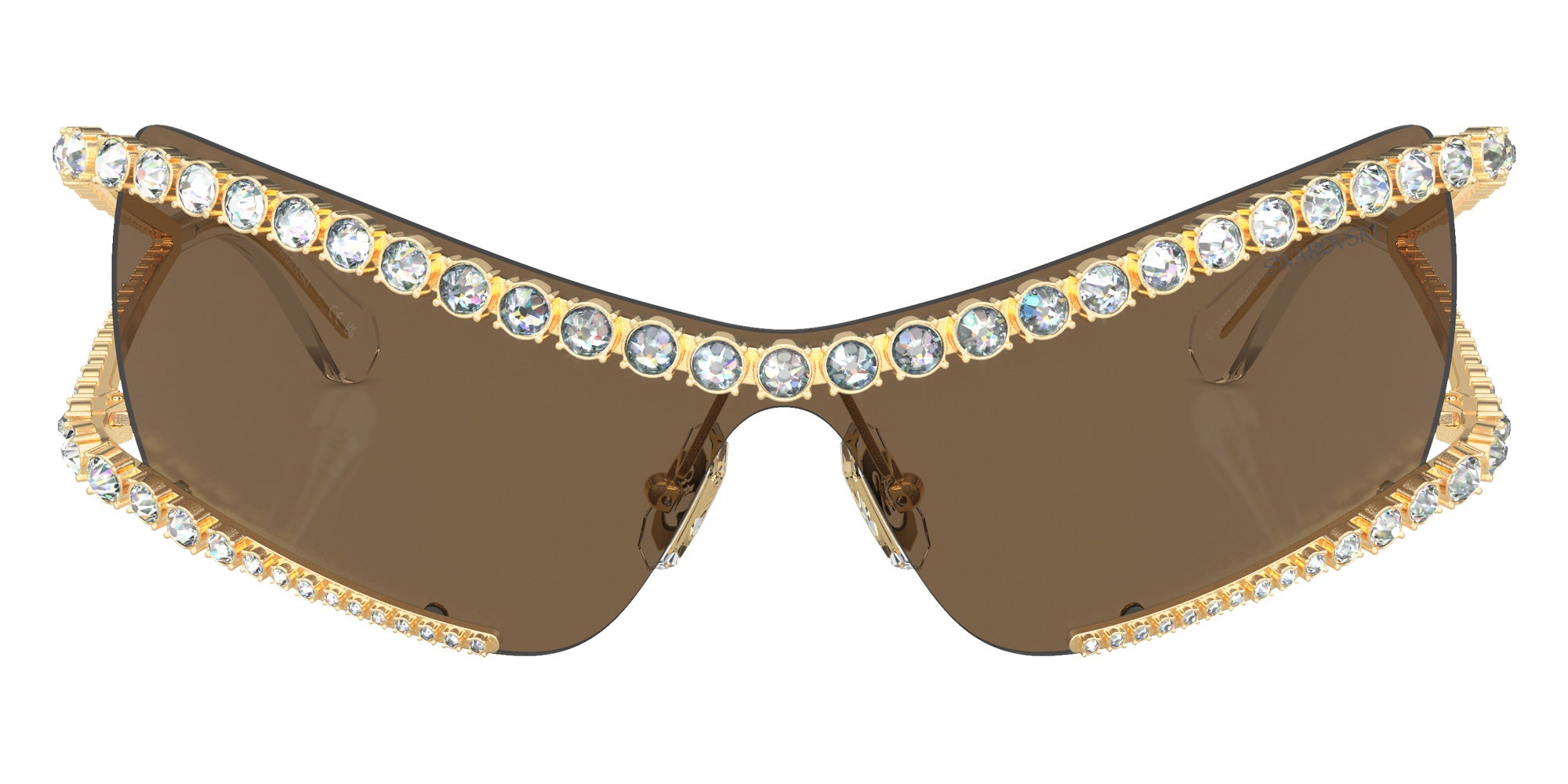 Swarovski SK7022 400473 133 - Gold / Dark Brown #id:sk7022400473_s:102100