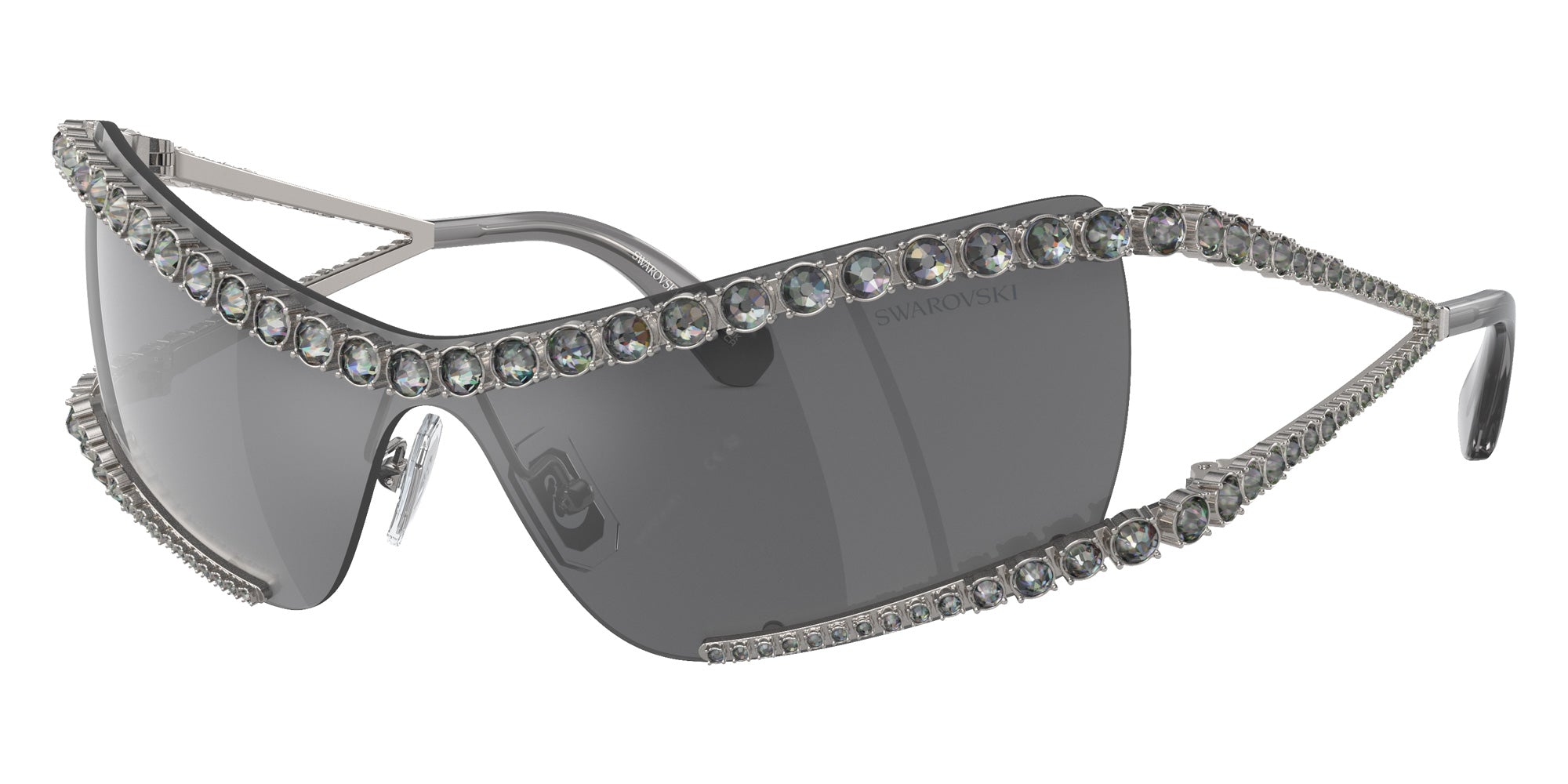 Swarovski SK7022 40096G 133 - Gunmetal / Gray Mirrored Black #id:sk702240096g_s:106105
