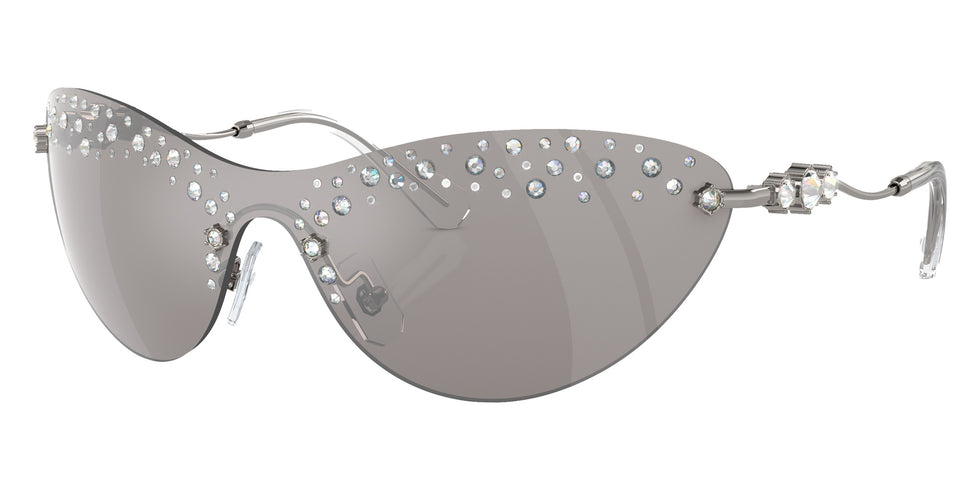 Swarovski SK7023 40096G 137 - Gunmetal / Light Gray Mirrored Silver #id:sk702340096g_s:100105