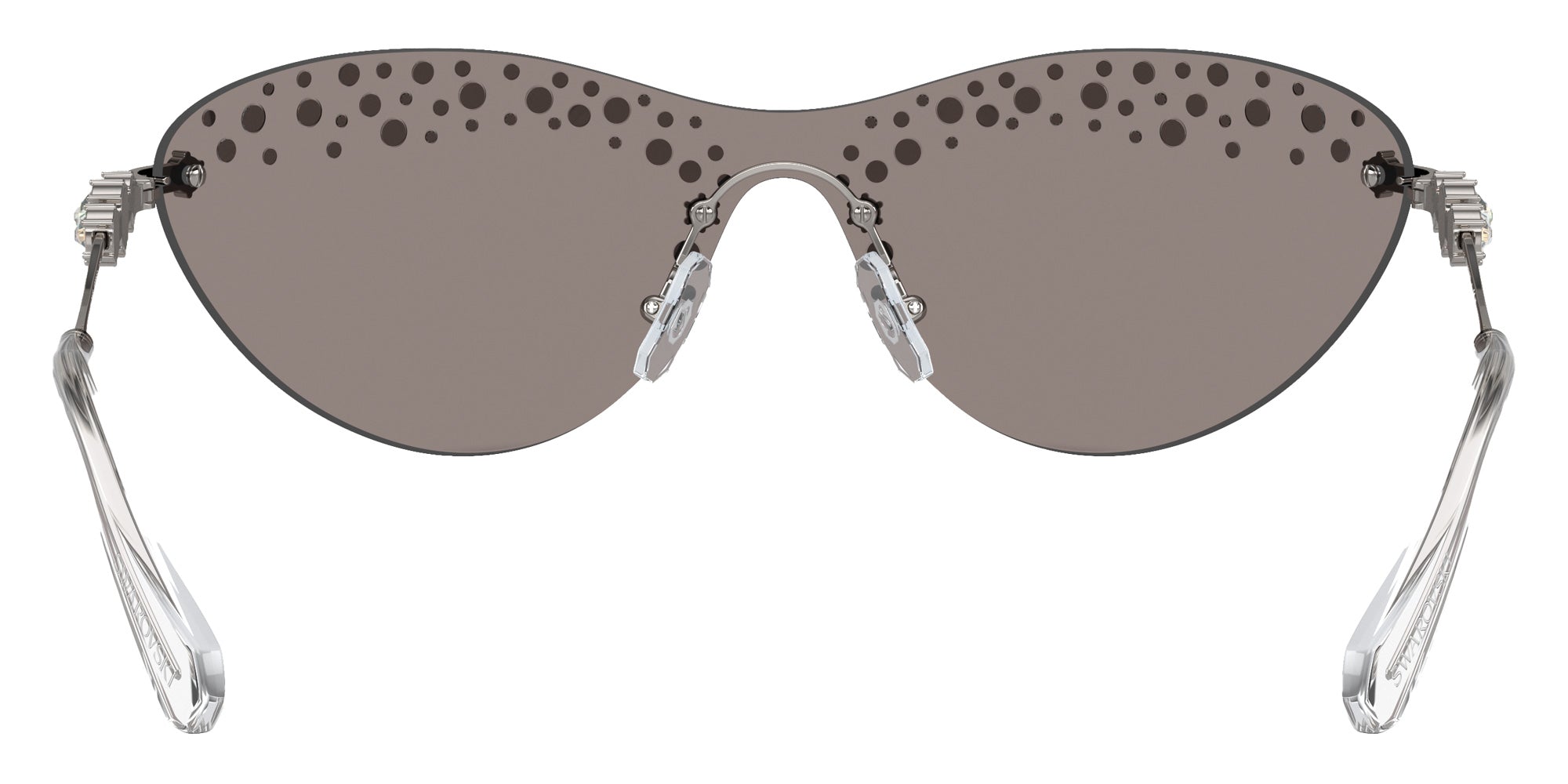 Swarovski SK7023 40096G 137 - Gunmetal / Light Gray Mirrored Silver #id:sk702340096g_s:100115