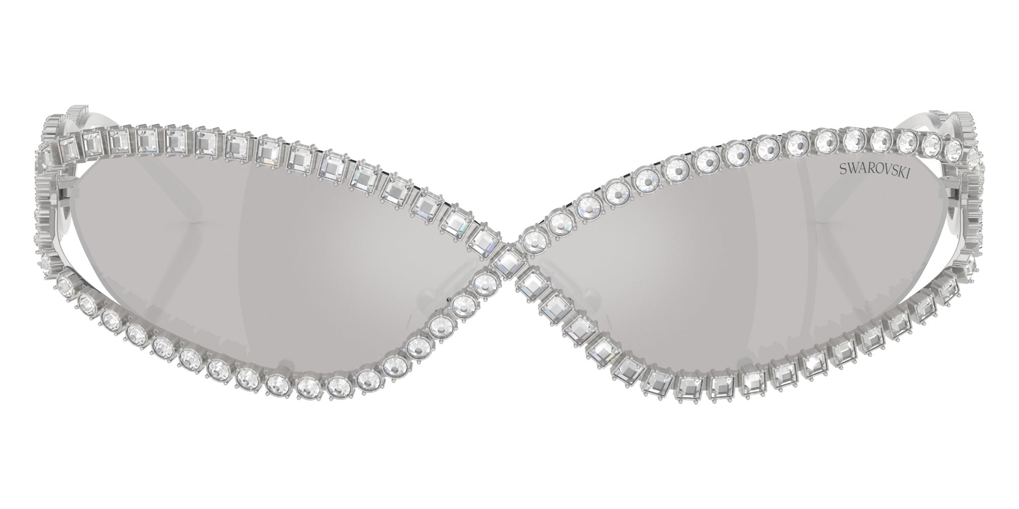 Swarovski SK7024 40016G 65 - Silver / Light Gray Mirrored Silver #id:sk702440016g_s:100100