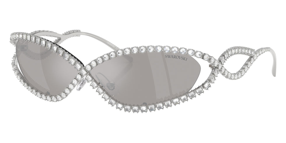 Swarovski SK7024 40016G 65 - Silver / Light Gray Mirrored Silver #id:sk702440016g_s:100105