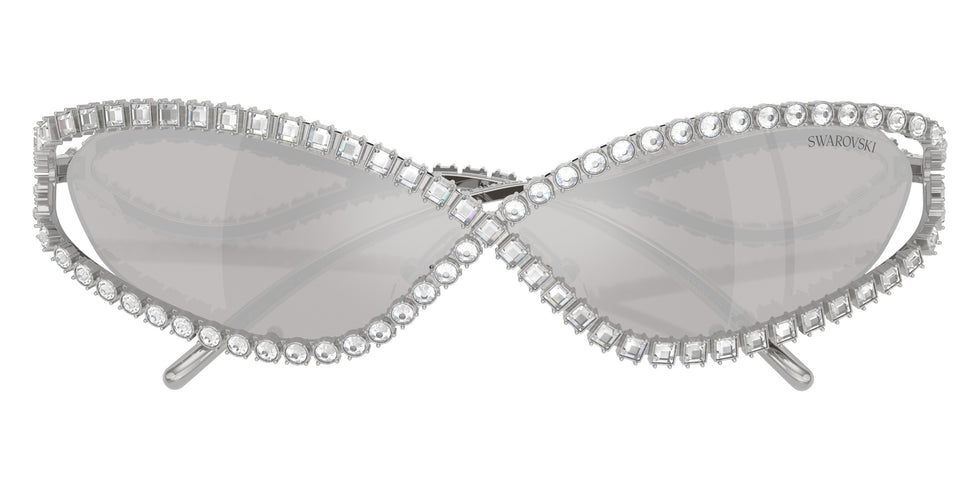 Swarovski SK7024 40016G 65 - Silver / Light Gray Mirrored Silver #id:sk702440016g_s:100120