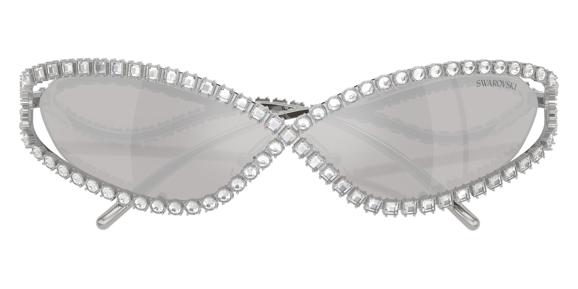 Swarovski SK7024 40016G 65 - Silver / Light Gray Mirrored Silver #id:sk702440016g_s:100120
