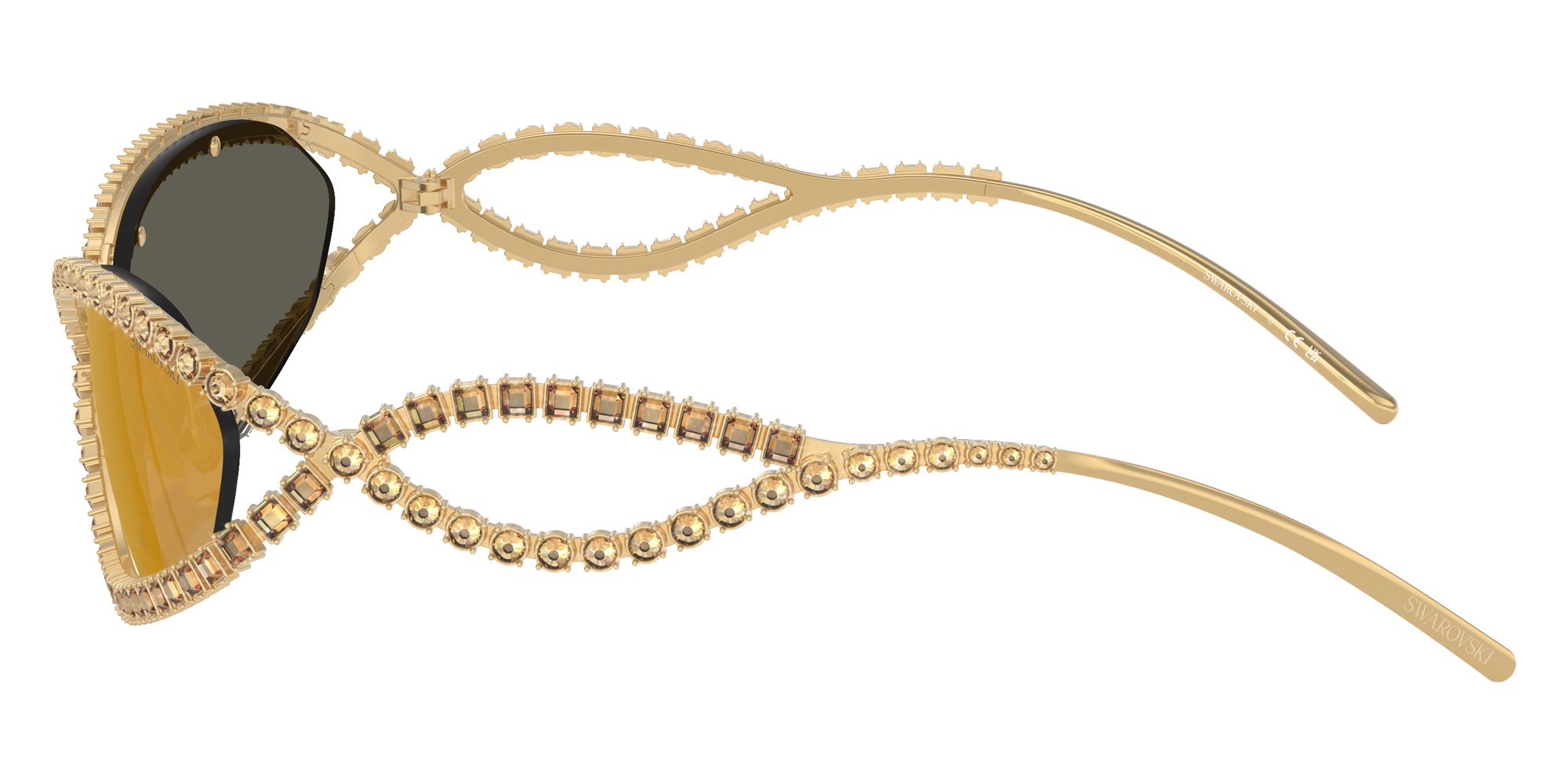 Swarovski SK7024 40047P 65 - Gold / Brown Mirrored Gold #id:sk702440047p_s:102110