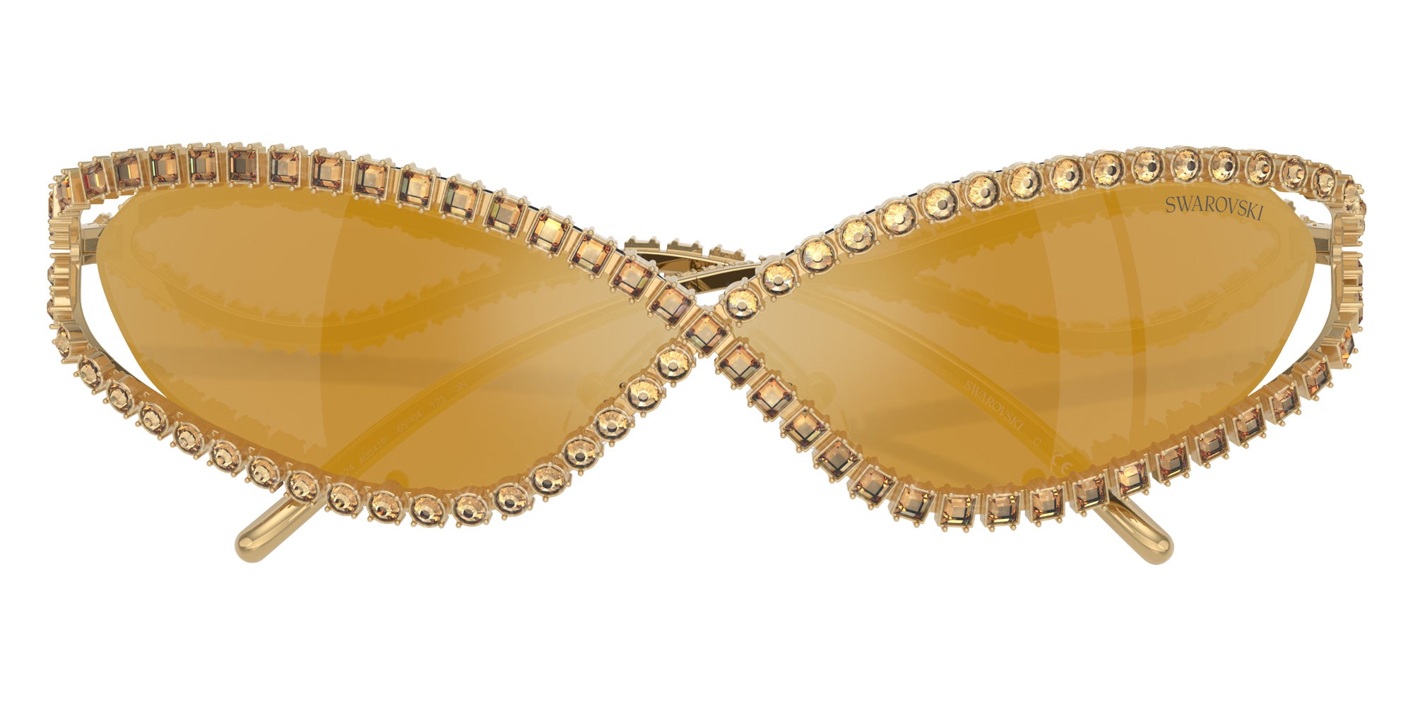 Swarovski SK7024 40047P 65 - Gold / Brown Mirrored Gold #id:sk702440047p_s:102120