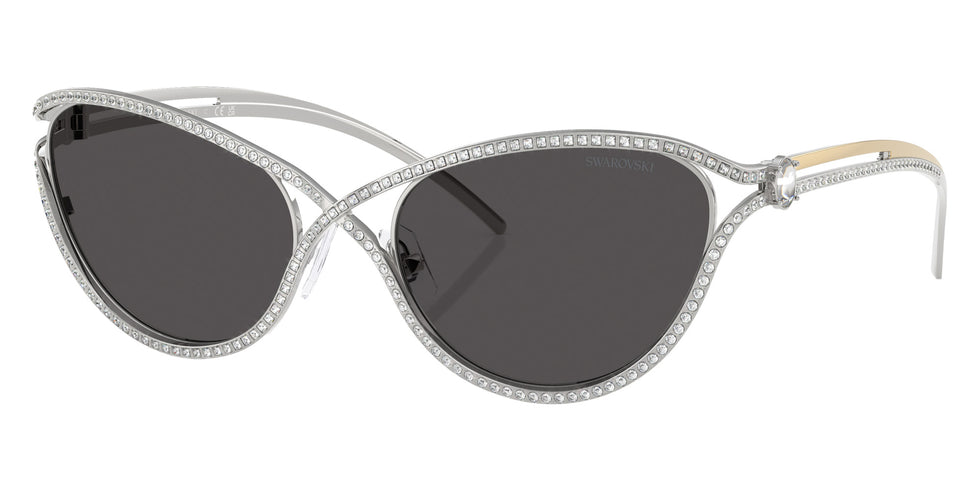 Swarovski SK7025 400187 58 - Silver / Dark Gray #id:sk7025400187_s:100105