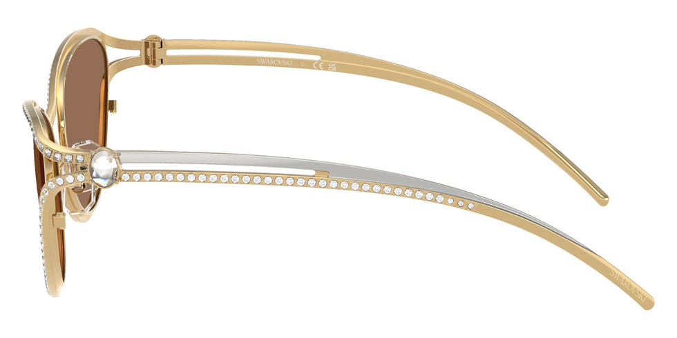 Swarovski SK7025 400473 58 - Gold / Dark Brown #id:sk7025400473_s:102110