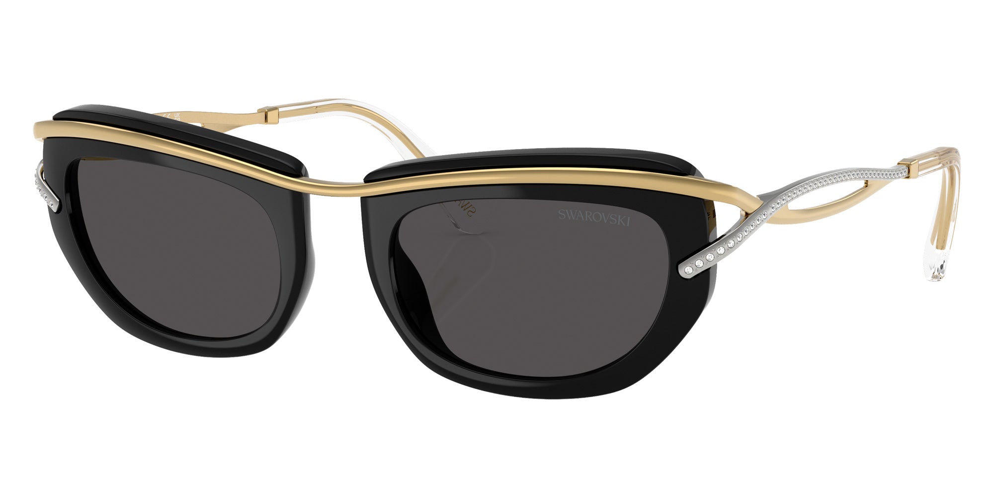 Swarovski SK7026 403487 52 - Black / Dark Gray #id:sk7026403487_s:100105