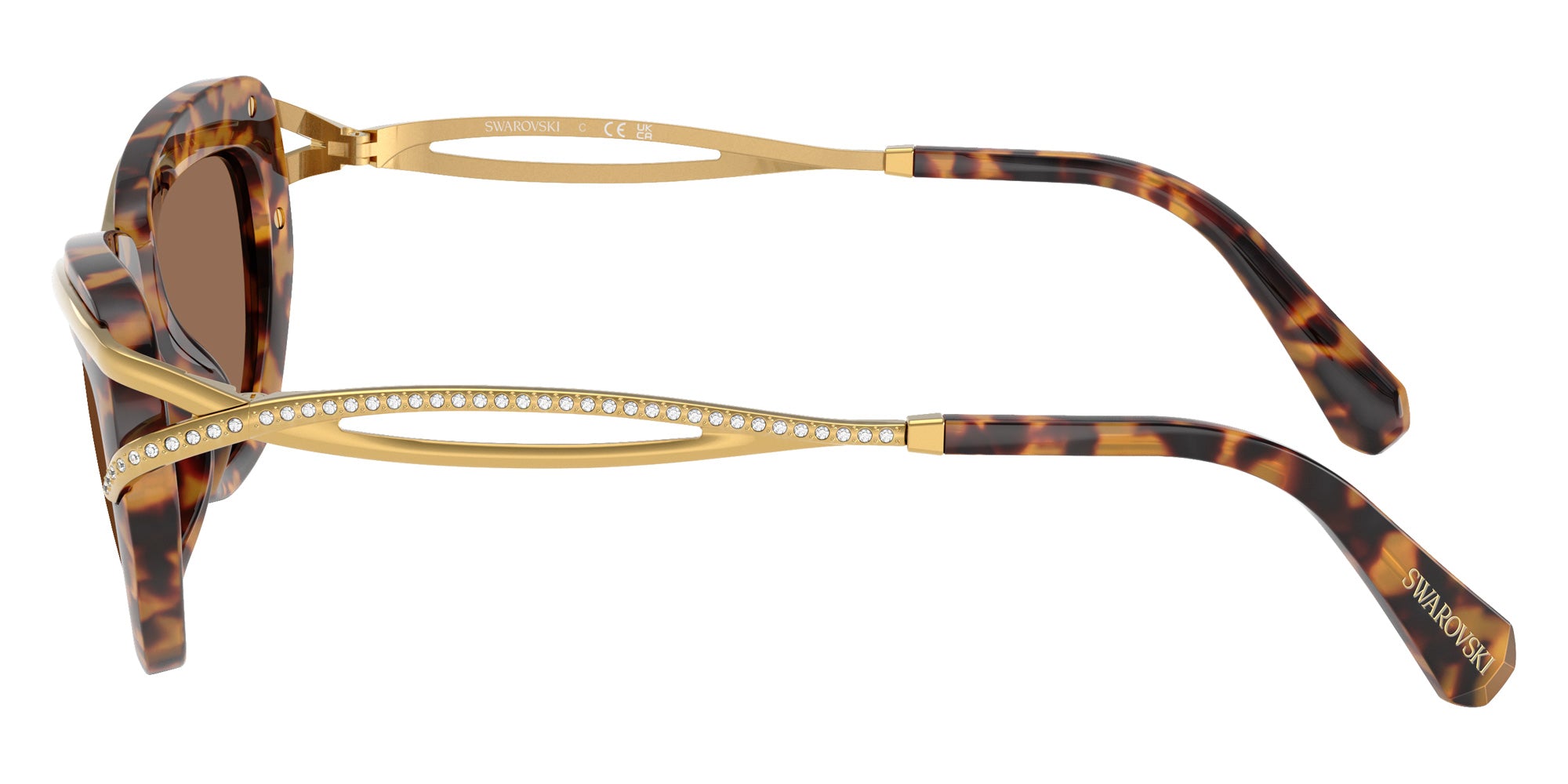 Swarovski SK7026 403573 52 - Light Havana / Dark Brown #id:sk7026403573_s:102110