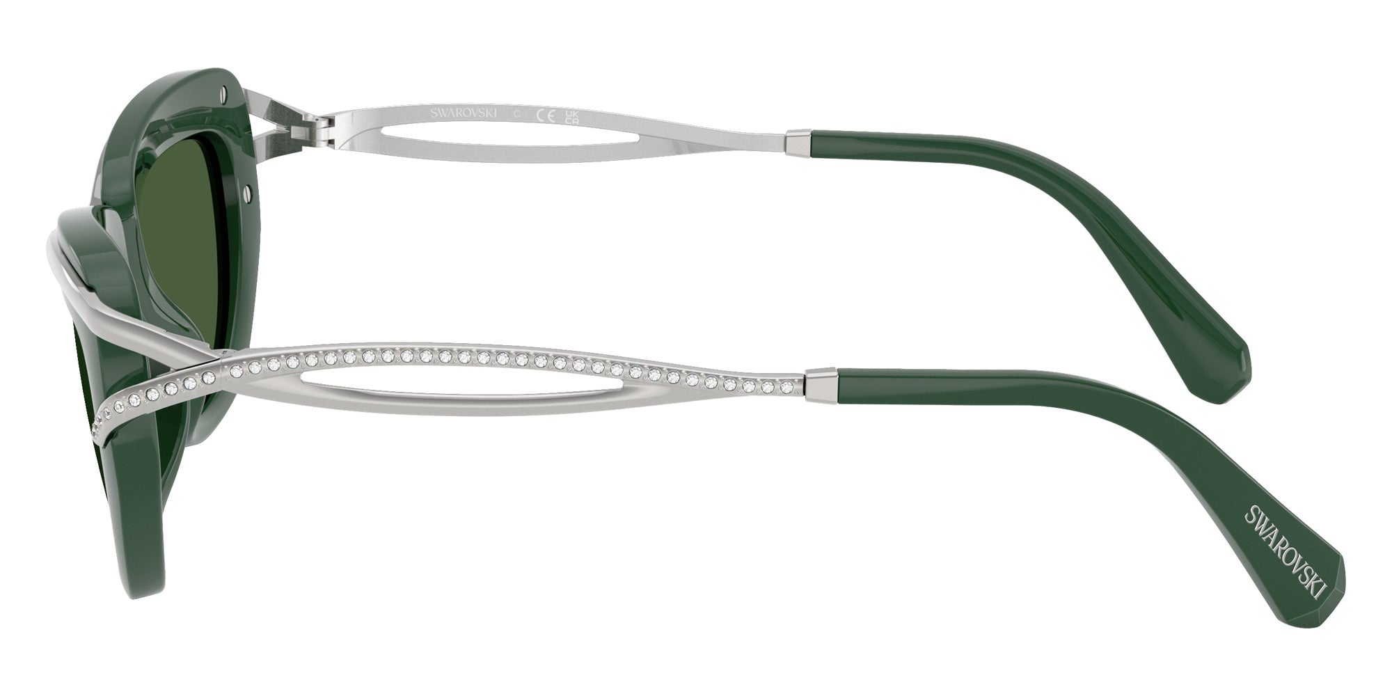 Swarovski SK7026 403671 52 - Dark Green / Dark Green #id:sk7026403671_s:104110