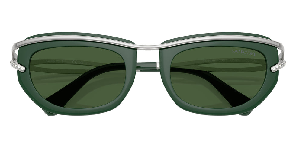 Swarovski SK7026 403671 52 - Dark Green / Dark Green #id:sk7026403671_s:104120