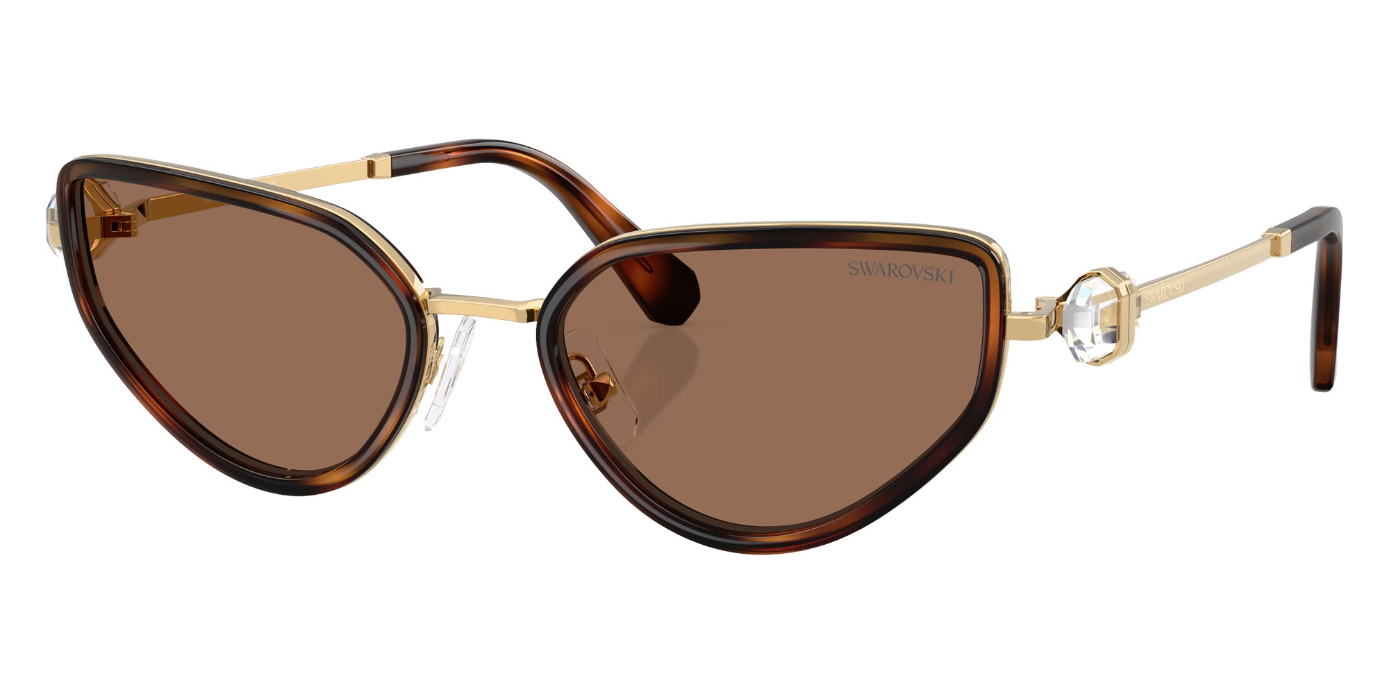 Swarovski SK7027 400473 56 - Gold/Havana / Dark Brown #id:sk7027400473_s:100105