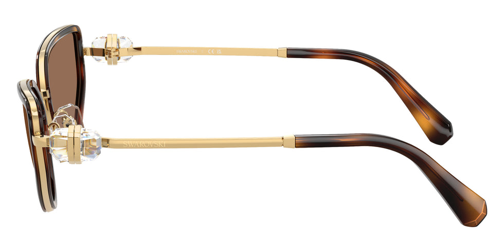 Swarovski SK7027 400473 56 - Gold/Havana / Dark Brown #id:sk7027400473_s:100110