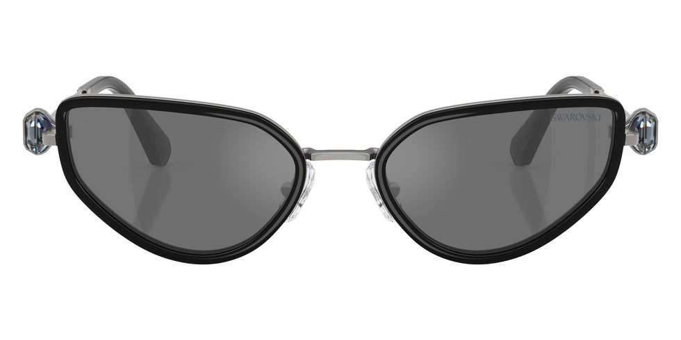 Swarovski SK7027 40326G 56 - Gunmetal/Black / Gray Mirrored Black #id:sk702740326g_s:102100